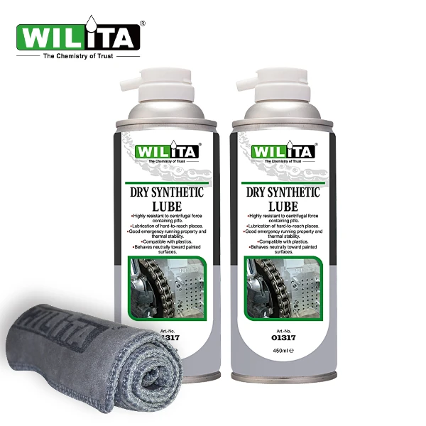 【WILITA 威力特】速乾鏈條潤滑劑 鏈條油450ML (二瓶)