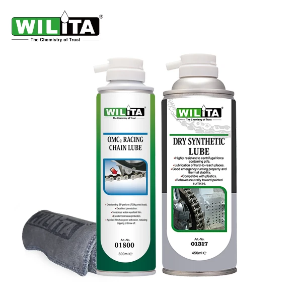 【WILITA 威力特】達人DIY保養鏈條油(半濕式+速乾型+纖維布) (1組)