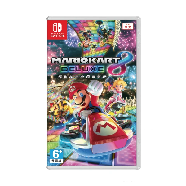 Nintendo 任天堂】Switch 瑪利歐賽車8 豪華版中文版(適合全家一起玩的