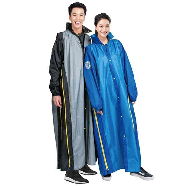 【晶寅】雙側開背包式前開雨衣 4XL(1件(顏色隨機出貨))
