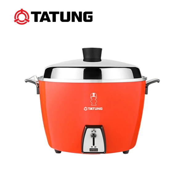 【新品未使用】TATUNG 大同電鍋　TAC-10ID レッド　万能調理鍋　台湾 大同電鍋公式販売店ー大同電鍋 10合 Lサイズ 外釜アルミ製（赤