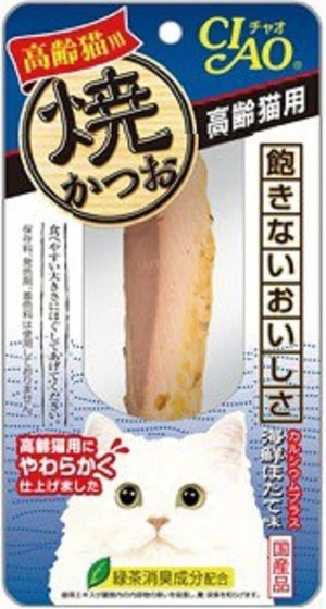 【CIAO】燒鰹魚柳條-海鮮風味&高齡貓用(30g)