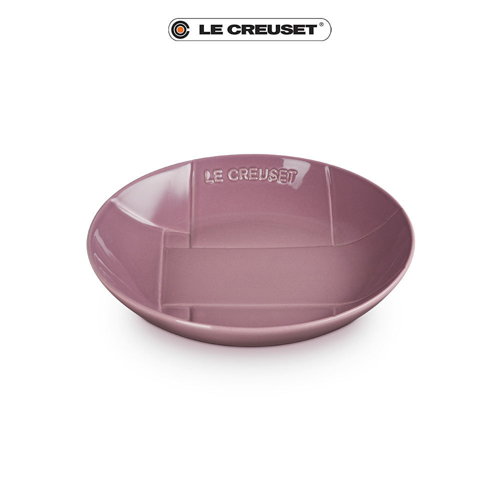 Le Creuset】造型瓷器和風禪意系列深圓盤22cm(錦葵紫) - 全聯全電商