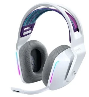 【Logitech 羅技】羅技G733 無線RGB炫光電競耳麥白(EHL098A)