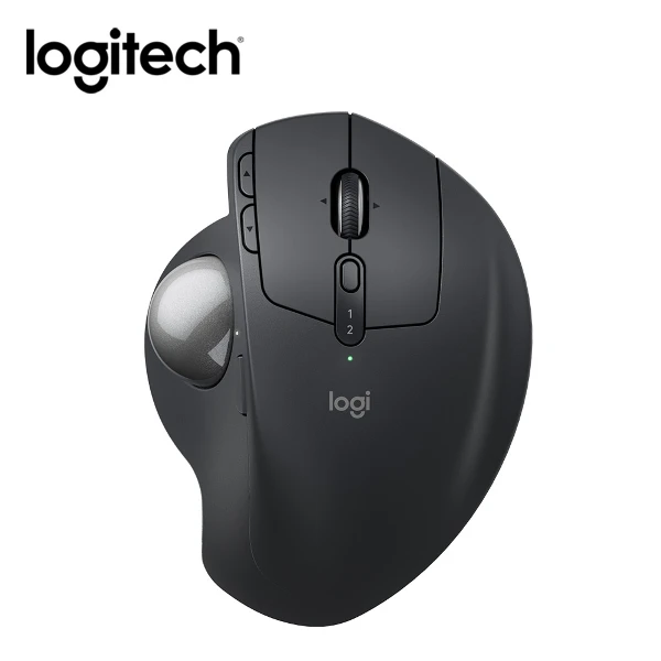 【Logitech 羅技】MX Ergo S 無線軌跡球 石墨黑(更少的移動更好的姿勢)