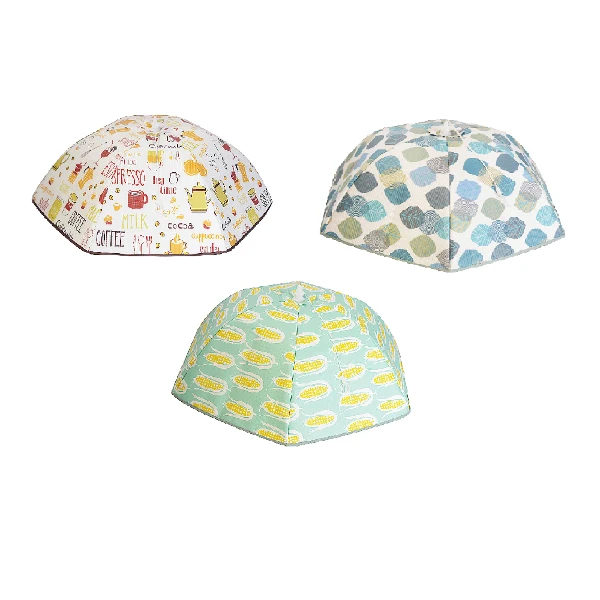 【No Brand】EMC保溫菜罩直徑70cm直徑70x25cm(展開)(顏色隨機出貨)(.)