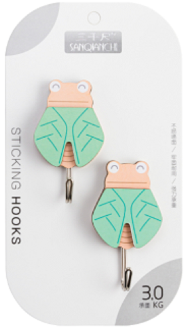 【三千尺】木質掛鉤系列-B款(11x20cm(款式隨機出貨))