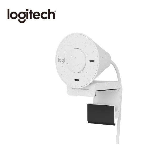 【Logitech 羅技】BRIO 300 網路攝影機 珍珠白(彰顥您的個人風格)