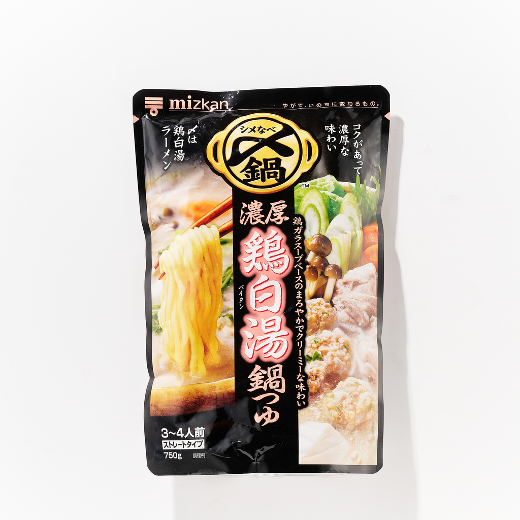MIZKAN 味滋康】美味極致濃厚雞白湯風味鍋湯底(750g/效期較短，效期依