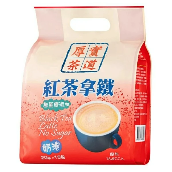 【厚實茶道】紅茶拿鐵/無蔗糖(20g*15入)