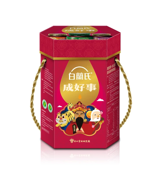 【白蘭氏】成好事禮盒(雞精68mlx3+葉黃素 60ml x3+養蔘飲 60ml x3)