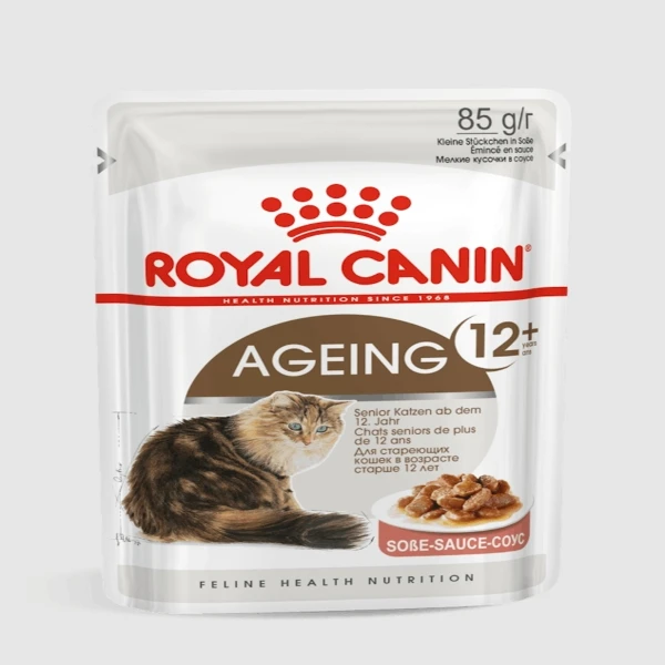 【ROYAL CANIN 法國皇家】12歲老貓主食濕糧 A30+12W 貓餐包 85Gx12包(貓餐包 餐包)