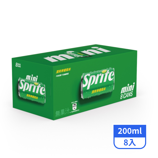 【Sprite 雪碧】迷你罐(200mlx8入/組)