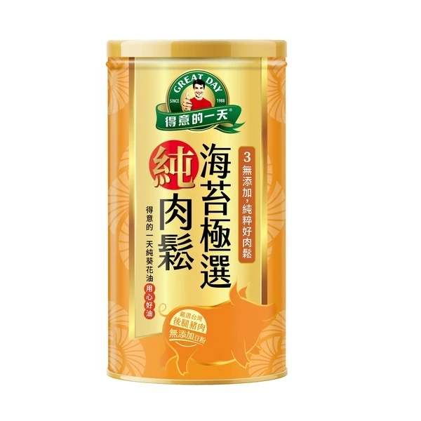 【得意的一天】海苔極選肉鬆(180G)