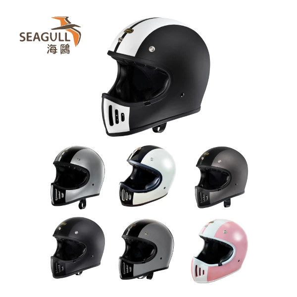 【海鷗】TW-863條紋山車帽(全罩安全帽/多色挑選)