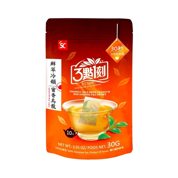3點1刻】鮮萃冷韻蜜香烏龍(3g*10入) - 全聯全電商