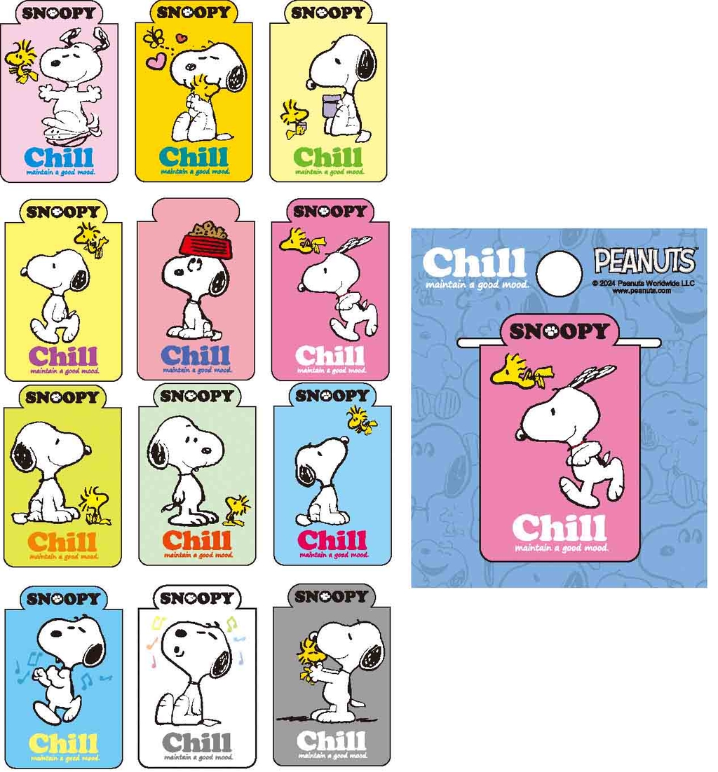 【SNOOPY 史努比】SNOOPY(好心情)磁性書籤(索引式)(款式隨機出貨)