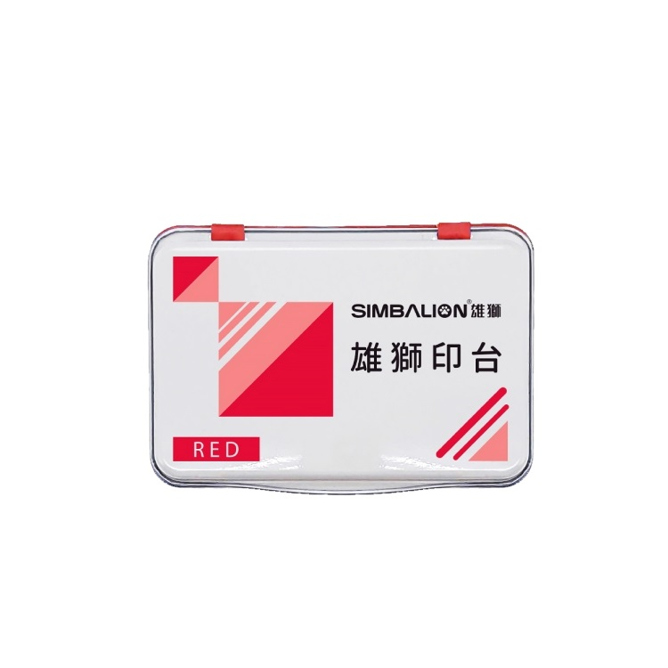 SIMBALION 雄獅文具】印台(SP-100-紅) - 全聯全電商