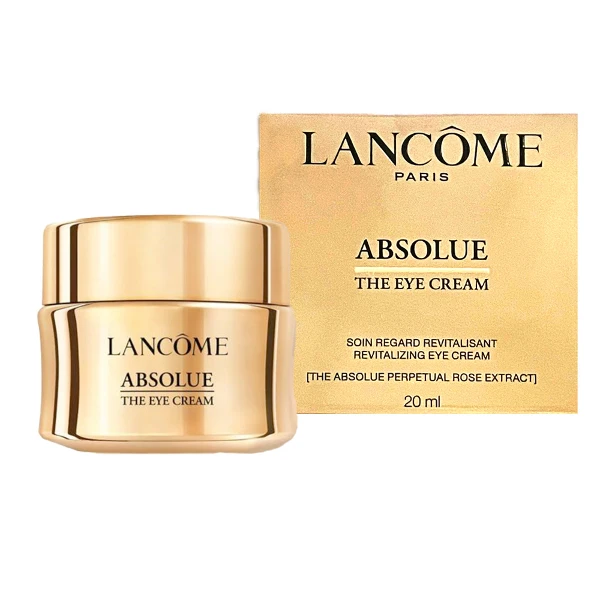 【LANCOME 蘭蔻】絕對完美永生玫瑰肽金逆時眼霜 20ml(新版 航空版)