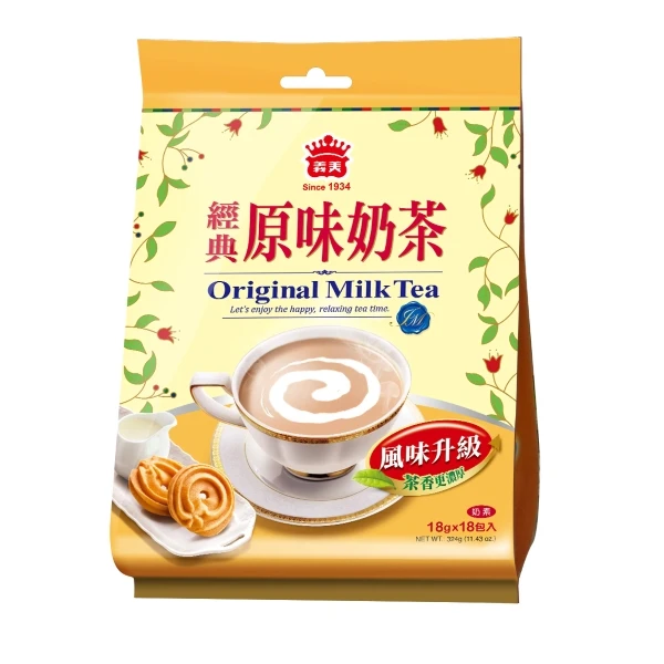 【義美】經典原味奶茶(18g*18包/袋)