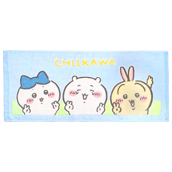 【Chiikawa 吉伊卡哇】吉伊卡哇印花毛巾(2入)
