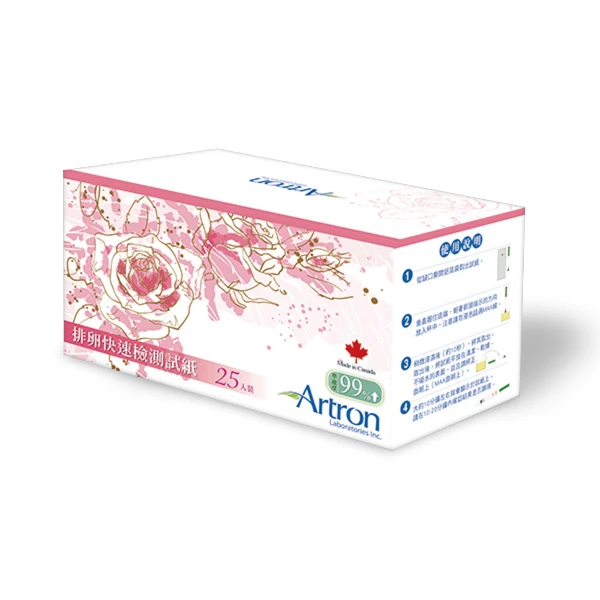 【Artron】雅創排卵快速檢測試紙3.5mm(25入)