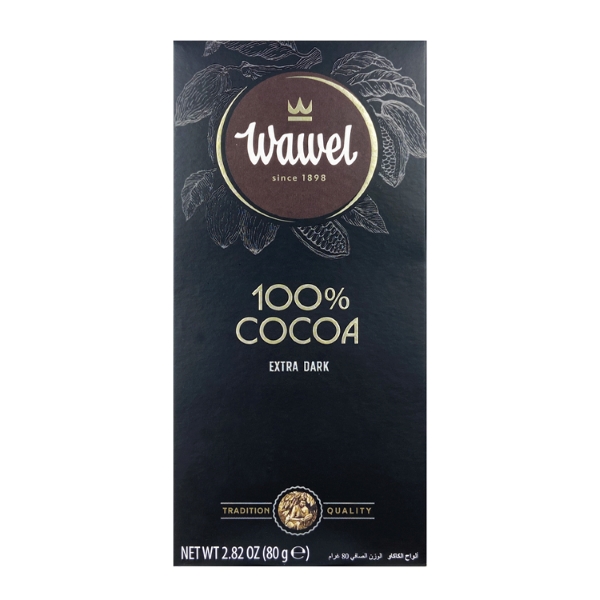 【WAWEL】100%醇黑巧克力(80g)