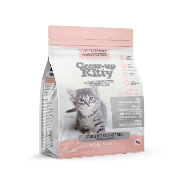 【TOP RATION 美式優選】幼貓特調 貓飼料 成長強化配方 250gx10包(貓飼料 飼料)