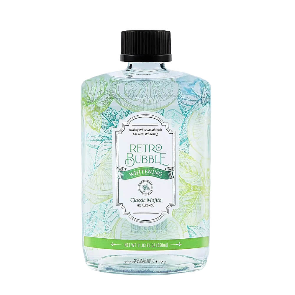 【RETRO BUBBLE】乳鐵亮白草本美白漱口水-經典Mojito(350ml)
