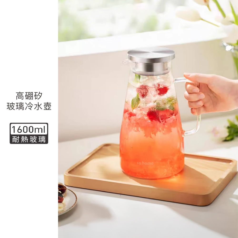 陶說】耐熱玻璃冷水壺(1600ml) - 全聯全電商