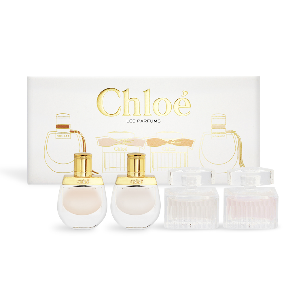 Chloe 蔻依】四入經典香水禮盒[同名+沁漾玫瑰+芳心淡香精+芳心淡香水