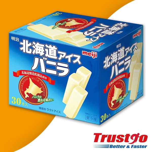 【Meiji 明治】北海道香草風味牛奶雪糕(43毫升 X 30枝/盒)