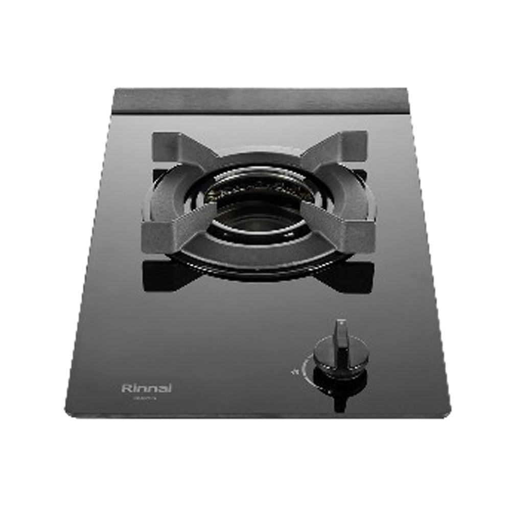 【Rinnai 林內】檯面式內焰單口爐 (黑玻) (RB-N1201G(B)-NG1/LPG(限北北基地區購買))