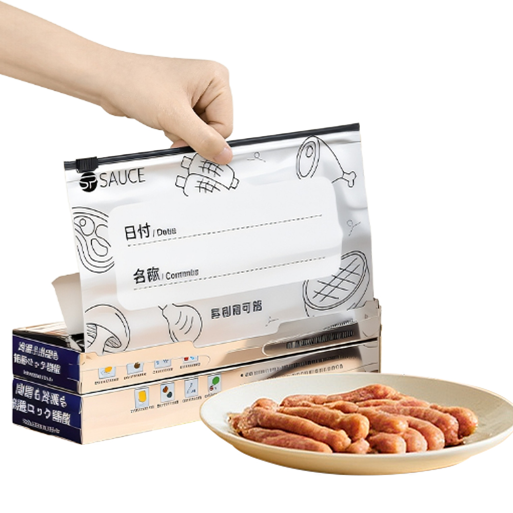 【日本SP SAUCE】戶外專用三層構造鋁箔抗菌保鮮袋(小型(2盒共20個裝))