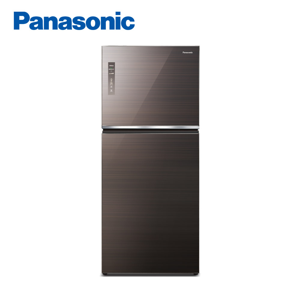 Panasonic 國際牌】650L《變頻-雙門》 無邊框玻璃冰箱NR-B651TG-T (曜