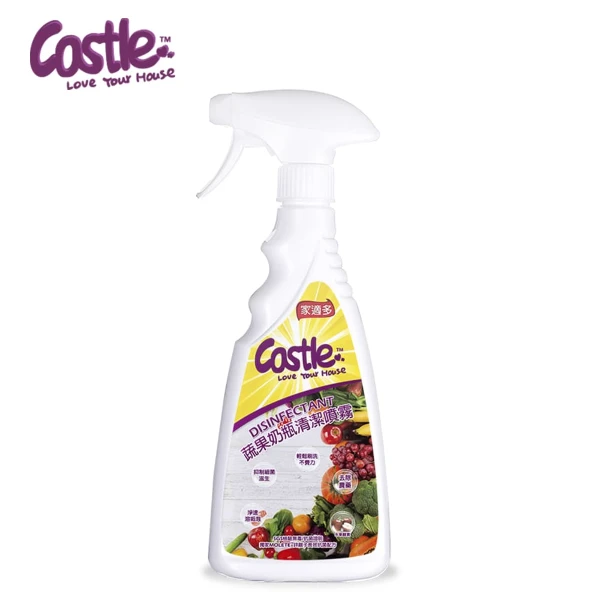 【Castle 家適多】奶瓶蔬果清潔噴霧 500ml(1入)