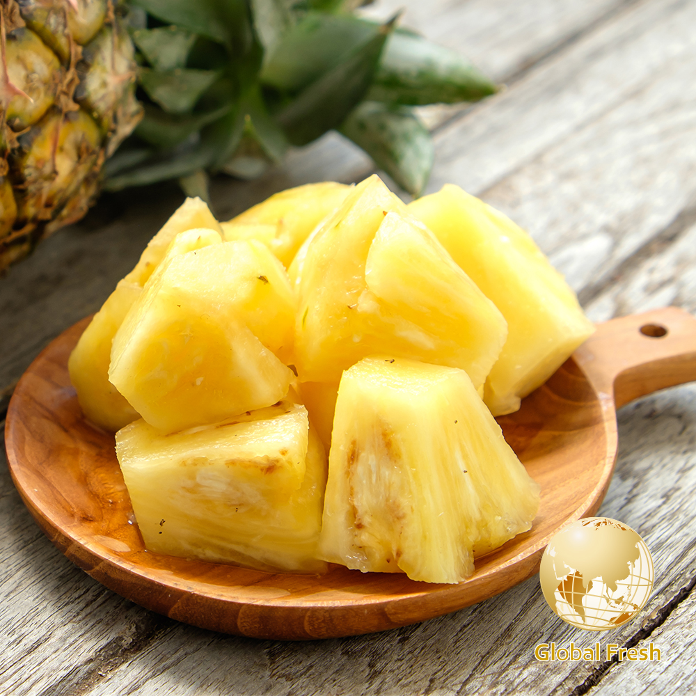 盛花園蔬果】屏東頂級金鑽鳳梨1.5kg/支x6支(現採直送) - 全聯全電商