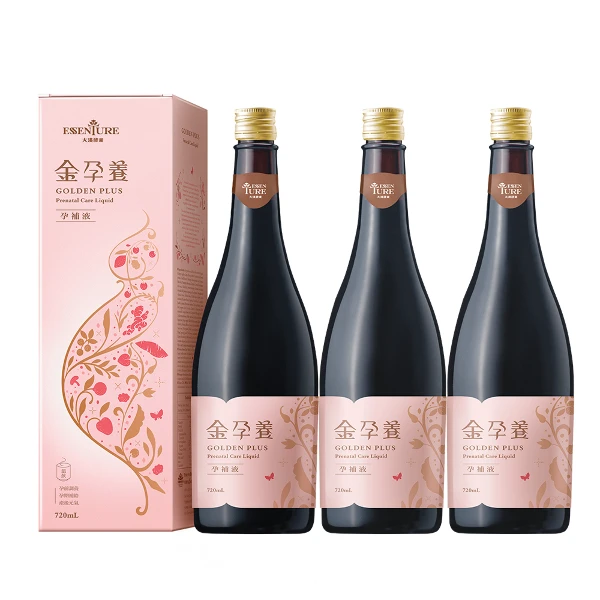 【大漢酵素】金孕養孕補液-3入組(720ml/瓶x3瓶)