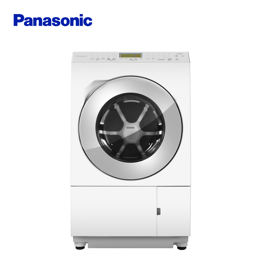 【Panasonic 國際牌】日製12/6kg滾筒式洗/烘衣機(右開式) 標準安裝與回收舊機(NA-LX128BR)