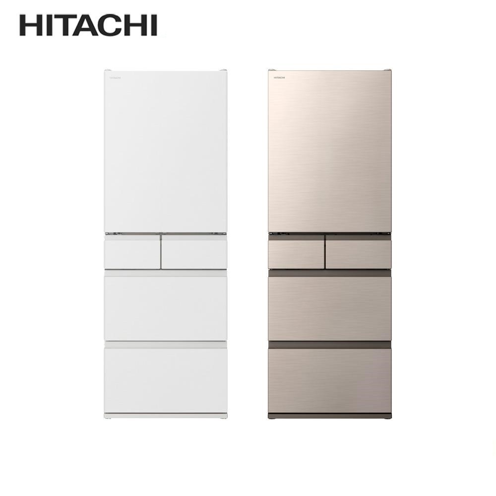 <618必搶>【HITACHI 日立】日製五門475L一級能變頻冰箱- 含基本安裝+舊機回收(RHS49NJ)