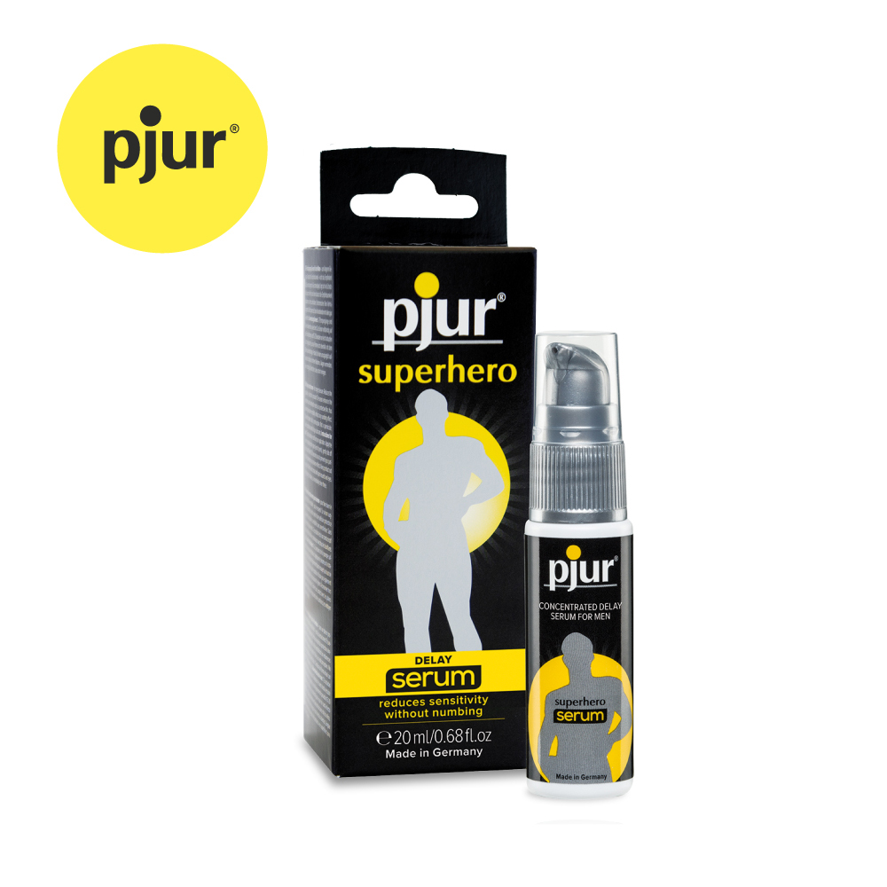 【pjur】superhero DELAY Serum 超級英雄快感延時精華液(20ml)