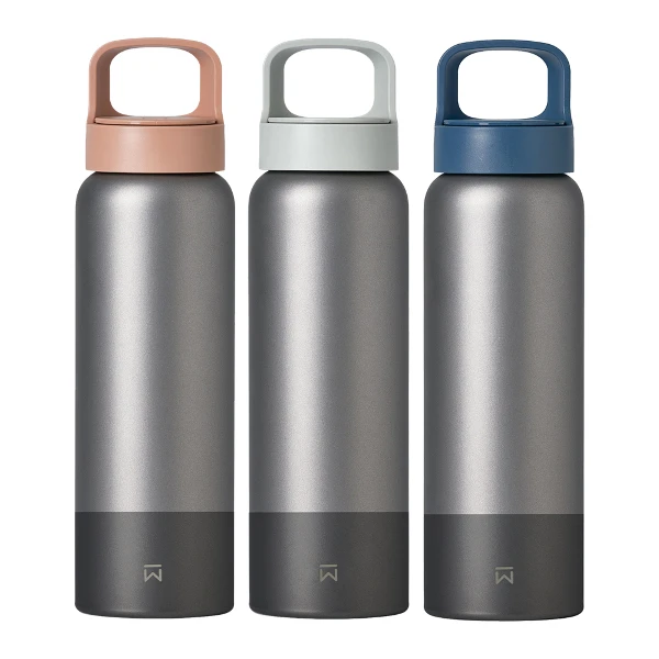 【WOKY 沃廚】Ti純鈦提手運動保溫瓶(800ml)