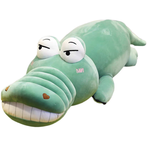 【金永盛】E.V.舒柔造型抱枕-鱷魚(95x21CM)