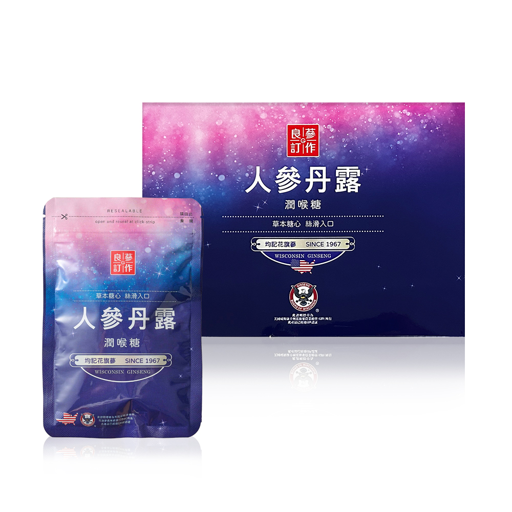 【均記】人參丹露 潤喉糖(6包入/盒)