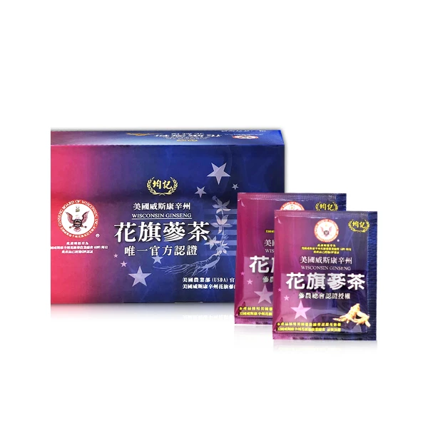 【均記】美國威州花旗蔘茶《刺五加萃取》(10包入/盒)