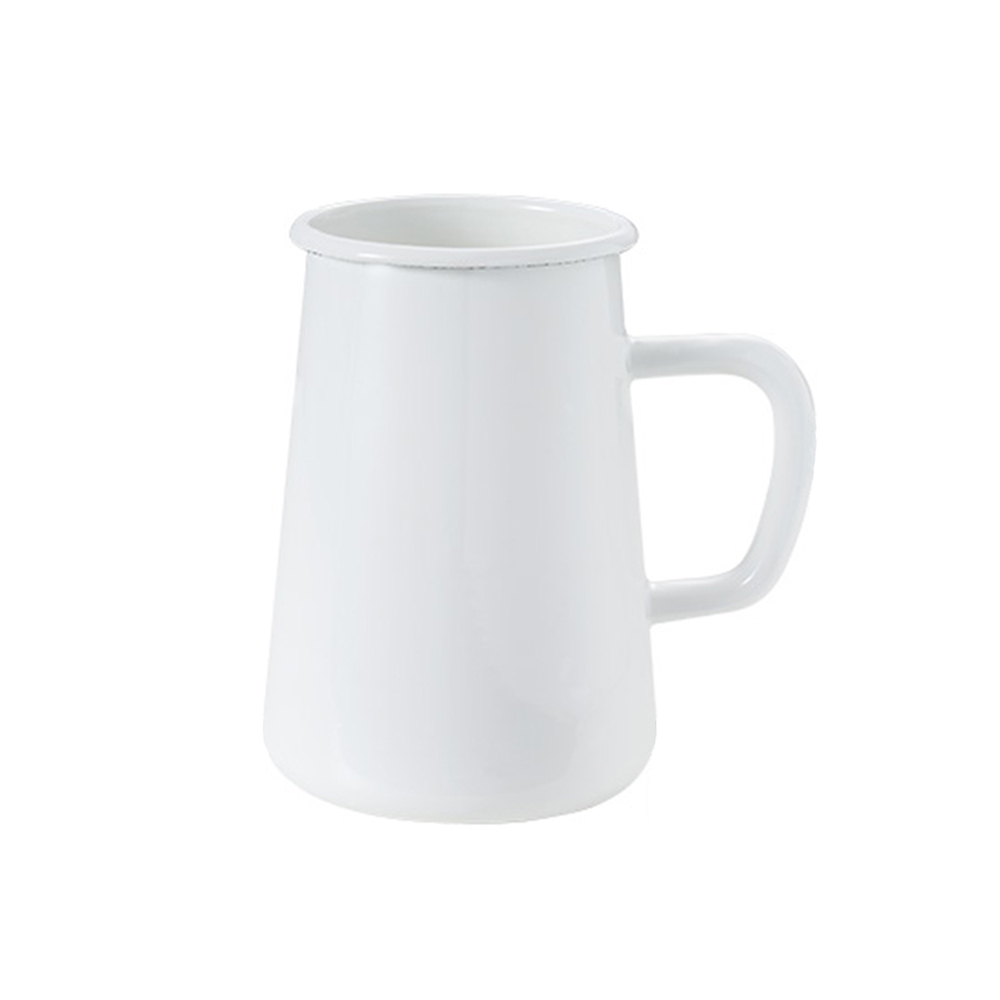 日本霜山】日式復古風琺瑯廚具收納瓶/花瓶(附把手)(收納筒/餐具桶/筷子