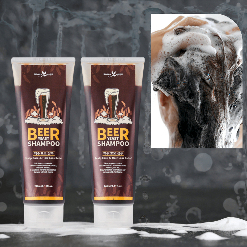 韓國 BIOGELB 啤酒酵母強健抗弱洗髮精-2入組(240ml)