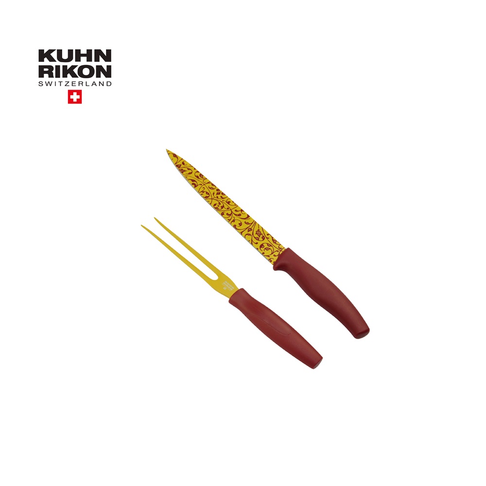 【KUHN RIKON 瑞康屋】切肉用餐刀/叉組(21cm)