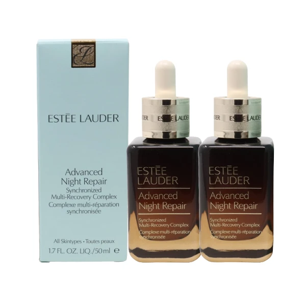 【ESTEE LAUDER 雅詩蘭黛】特潤超導全方位修護露-小棕瓶 50ml*2入組(公司貨)