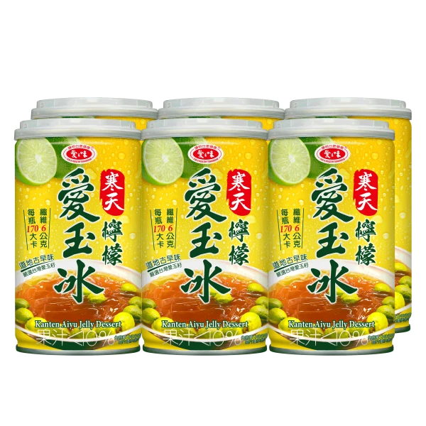 【愛之味】寒天檸檬愛玉冰(340gx6罐/組)